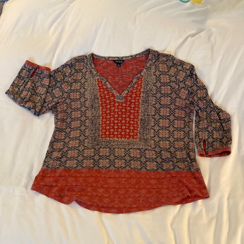 Lucky Brand- women’s boho blouse